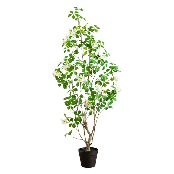 Nearly Natural 4ft. Artificial Dogwood Tree