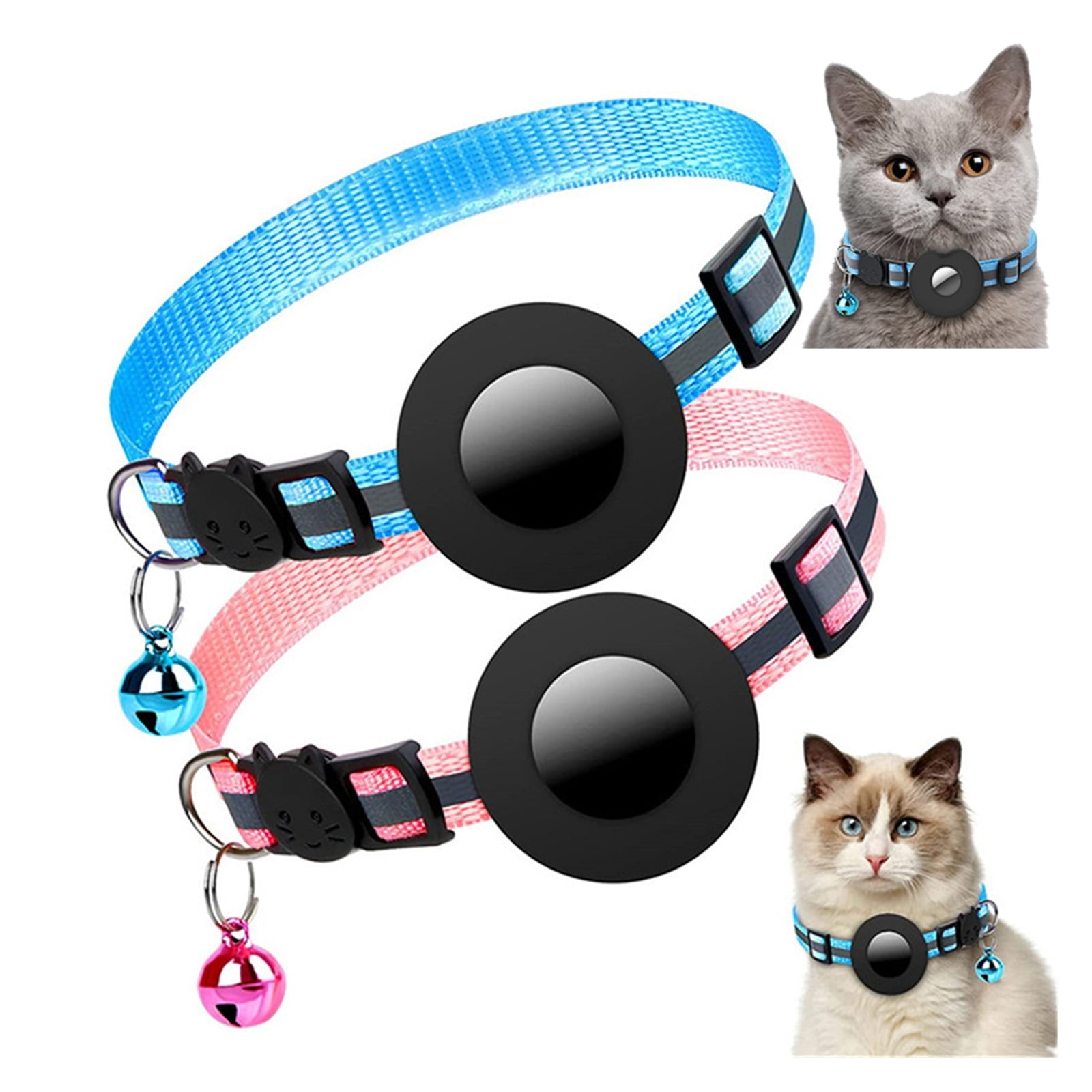 For Protective Cover Nylon Pet Cat Bell Ring Collar For GPS Locator Anti-lost Location Tracker Device Cover - Quick Location