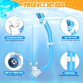 thumbnail image 4 of Set de Snorkel Jwintee para Niños con Sistema Dry Top para Buceo, Edad 5-15, 4 of 7