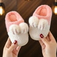 thumbnail image 6 of Generic Christmas Slipper For Girls Child Kids Cotton Slippers Girl Boys Memory Foam Comfy House Slippers Bedroom Home Slippers Winter Warm Indoor Shoes Clearance Shoes(11-11.5 Years,Pink), 6 of 8