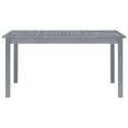 thumbnail image 2 of vidaXL Solid Acacia Wood Garden Dining Table Wooden Outdoor Patio Multi Sizes, 2 of 3