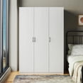 thumbnail image 3 of 3 Door Wardrobe, Ivory Oak, 3 of 9