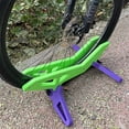 thumbnail image 3 of Support de Vélo Universel Support de Sol pour Vélo Réglable Étagère de Présentation pour Vélo à Roulettes Intérieur Extérieur Bleu+orange, 3 of 7