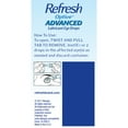Refresh Optive Advanced Lubricant Eye Drops PreservativeFree Tears, 0.