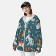 thumbnail image 3 of Daiia Dogs UPF 50+ Sun Protection Hoodie Jacket Lightweight Long Sleeve Sun Shirt for Women Men with Pocket Hiking Outdoor-3X-Large, 3 of 7