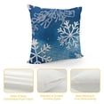 thumbnail image 4 of YINGXI Decorative Throw Pillow Covers, Warm Shake Your Hakes Blue Cushion Case Decor, Christmas Holiday Seasonal Home Decoration PC 18x18in, 4 of 5