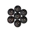 thumbnail image 2 of Jumpingount 100 piezas de botones de madera, pintura de flores de agujeros, manualidades DIY para manualidades Accesorios de disfraces Negro Jumpingount AP010255-01, 2 of 6