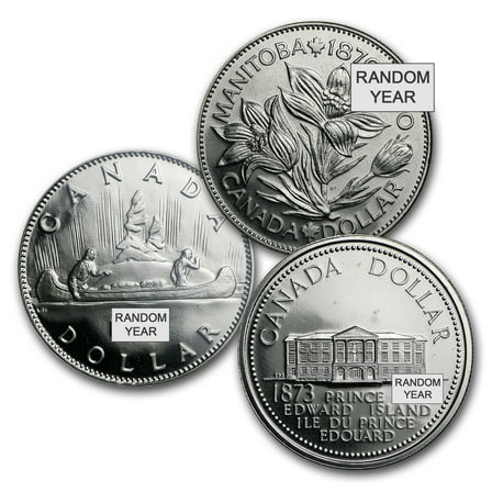 1968-2016 Canada Nickel-Clad Dollar BU/Proof