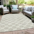 thumbnail image 6 of Addison Rugs Chantille Indoor/Outdoor Transitional Circles Ivory Washable Rectangle Rug, 2'6" x 3'10", 6 of 6