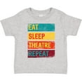 thumbnail image 3 of Inktastic Eat Sleep Theatre Repeat Drama Gift for Actor Boys or Girls Toddler T-Shirt, 3 of 5