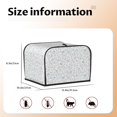 thumbnail image 5 of Lsque Household Appliances Print 4 Slice Toaster Cover , Kitchen Appliance Dustproof Protector , Toaster Protector Dustproof Kitchen Appliance Cover, 5 of 7