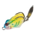 thumbnail image 2 of Señuelo de superficie, señuelo de pesca, lentejuelas metálicas, anzuelos dobles de cebo blando, 2,5 cm de largo Estilo H Cola Señuelos de pesca, 2 of 8