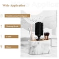 thumbnail image 4 of Shinowa Toothbrush Holder,Premium Toothbrush Organizer,Bathroom Storage Organizer for Electric Toothbrush, Toothpaste, Razor, Comb, Gravel White, 4 of 8
