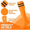 thumbnail image 5 of Soccer Shin Guards and Socks shin guard for Toddler Youth, Lightweight Soccer Shin Pads Protective Defender Gear for Sports Game-Orange,L, 5 of 9