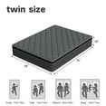thumbnail image 5 of Mocangtu 10" Twin Hybrid Mattress in a Box, Gel Memory Foam with Individually Wrapped Pocket Coils, Medium Firm, Pressure Relief, Cooling Sleep Support, 5 of 11