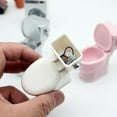 thumbnail image 5 of AUDeals Mini Working Toilet Toy with Realistic Flush Sound, 1:12 Dollhouse Bathroom Furniture Accessories for Realistic Bathroom Scenes & Kids' Interactive Play, 5 of 9