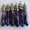 amethyst, variant on 10pcs Natural Stone Hexagonal Pillar Charms Pendants 12x50mm for Necklace Making-Blackstone
