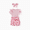 2#Pink, variant on Baby Girl Clothes 3Pcs Outfit Set Giraffe Print Romper Shorts Headband Gift for 0-3 Months