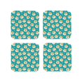 thumbnail image 2 of Disketp Cute Shiba1 Funny Coasters,4 Pcs Leather Coasters With Holder, Perfect Housewarming Hostess Gifts,Protect Furniture From Water Marks Scratch And Damage, 2 of 9
