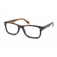 thumbnail image 3 of EYE ZOOM 2 Pack Men and Women Vintage Plastic Reading Glasses with Case, Brow Tortoise +2.50, 3 of 5