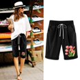 thumbnail image 4 of Birdeem Ensemble Haut et Short pour Femmes Shorts à Taille Élastique avec Cordon de Serrage, 4 of 12