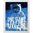 thumbnail image 2 of Stephen Chambers 15x18 White Modern Wood Framed Wall Art Titled - Giant Leap 2, 2 of 6