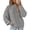 Grey, variant on Women's Oversized Sweaters Batwing Long Sleeve Cable Knit Crewneck Pullover Tops Fall Outfits Winter Clothing