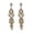 Gold, variant on Jhumka Long Tassel Bell Earrings Vintage Jhumki Bollywood Traditional Ethnic Dangle Drop Bohemian Chandelier Earring for Women Oxidized Crystal Wedding Party Festival Indian Jewelry Gift