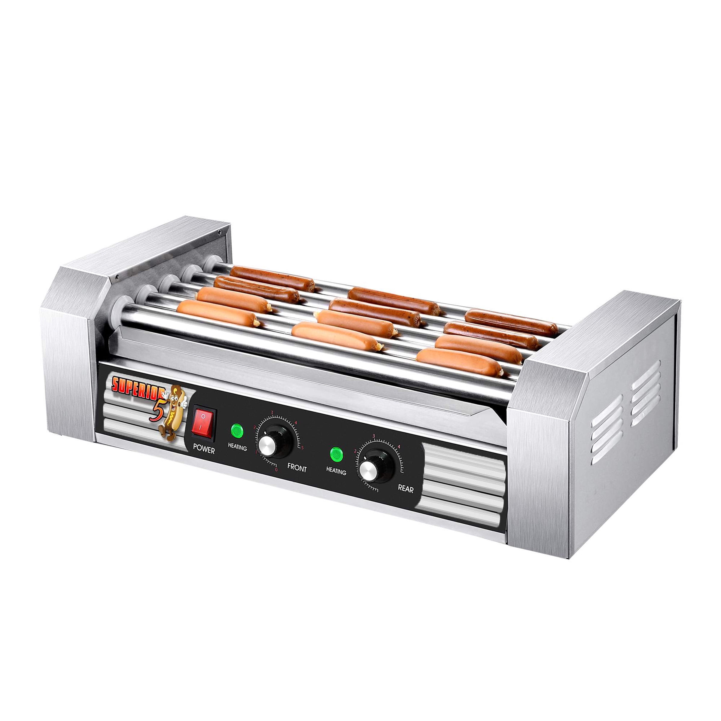 Roller Dog RDB30SS Commercial Style 30 Hot Dog Roller Grill Cooker Mac -  funtimepopcorn