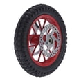 thumbnail image 1 of Anti-skid Cycle 12.5x2.75in Mini Bicycle Rear Wheel Anti-Skid Rubber Steel Alloy For 47cc 49cc 2 Stroke Dirt BikeRed, 1 of 8