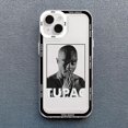 thumbnail image 3 of Funda de teléfono Tupac para Iphone, carcasa trasera suave a prueba de golpes para modelos 11, 12 Mini, 13, 15 Pro Max, SE2, 14, 7, 8 Plus, X, XS, XR, 3 of 5
