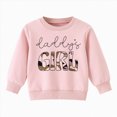 thumbnail image 4 of TOWED22 Baby Infant Toddler Girl Outfits Clothing Set Long Sleeve Crewneck Tee and High WaistPants 2 Piece Clothes for Preschool(Pink,18-24 M), 4 of 9