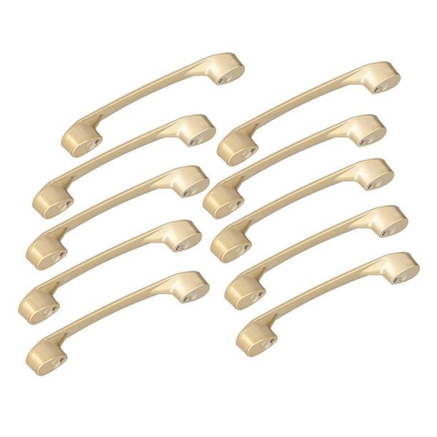 15 Pcs Stainless Steel Drawer Handles,108mm Hole Centres Gold