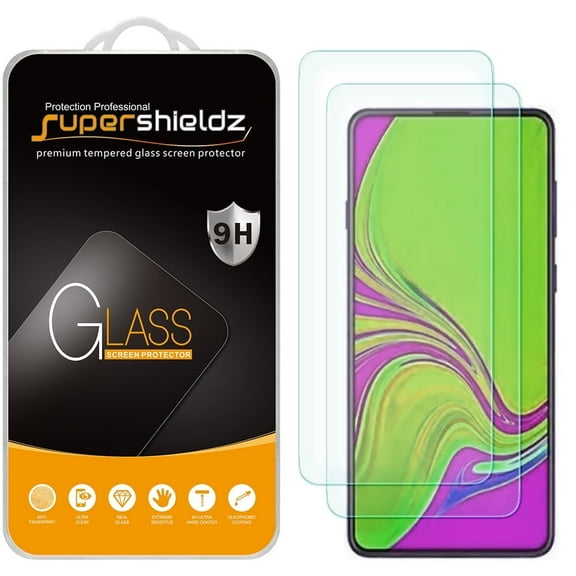 [2-Pack] Supershieldz for Samsung Galaxy A90 Tempered Glass Screen Protector, Anti-Scratch, Anti-Fingerprint, Bubble Free