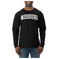thumbnail image 2 of Wild Bobby State of Missouri College Style Men Long Sleeve Shirt, 2 of 6