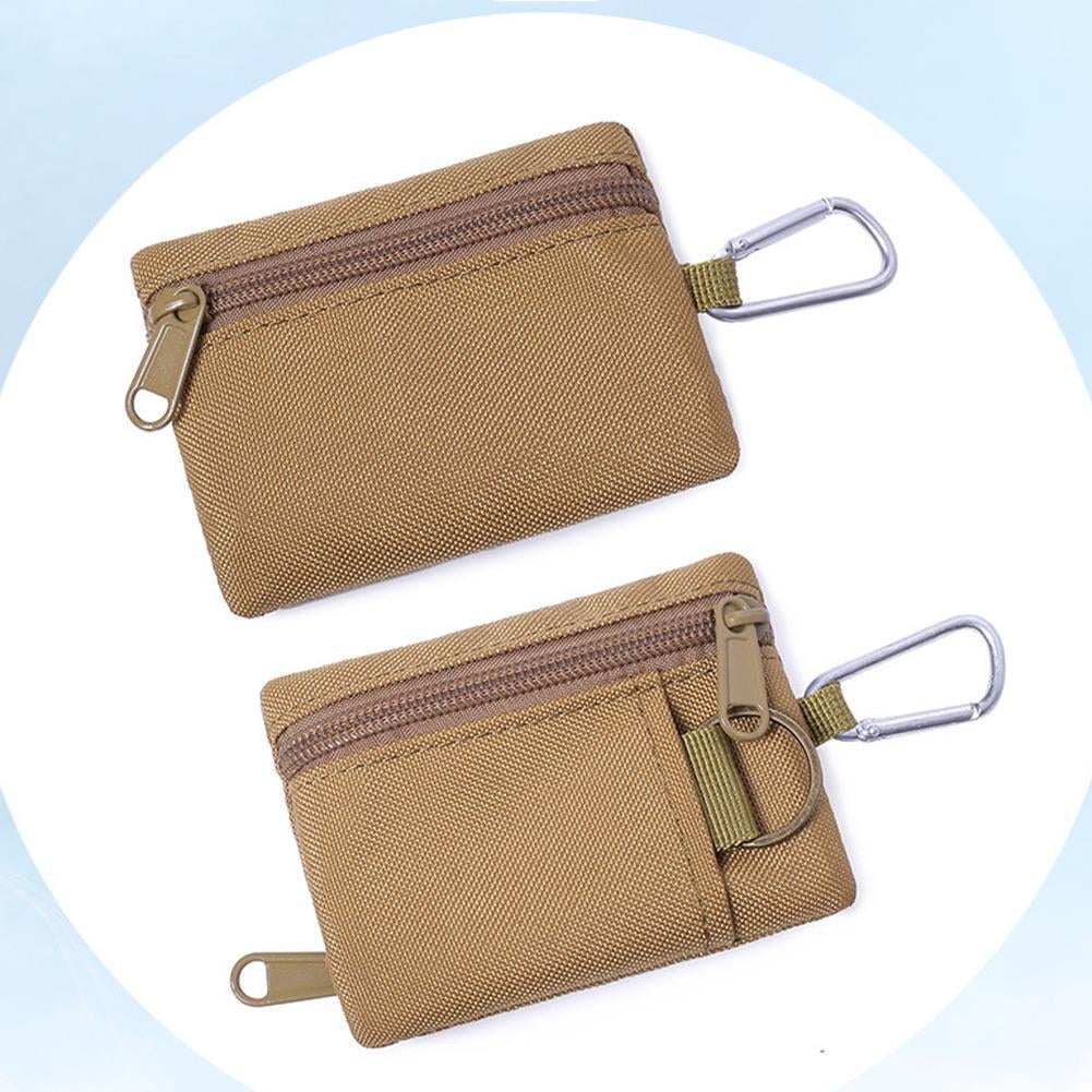 Simple Camping Mountain Climbing Fishing Key Bag Can Compact Coin Purse Buckle Storage Be Y8J2
