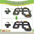 thumbnail image 7 of 45-Piece Magnetic Tiles Road Building Set with Pullback Cars & Traffic Signs, STEM Toy for Kids Ages 4-8, 7 of 7