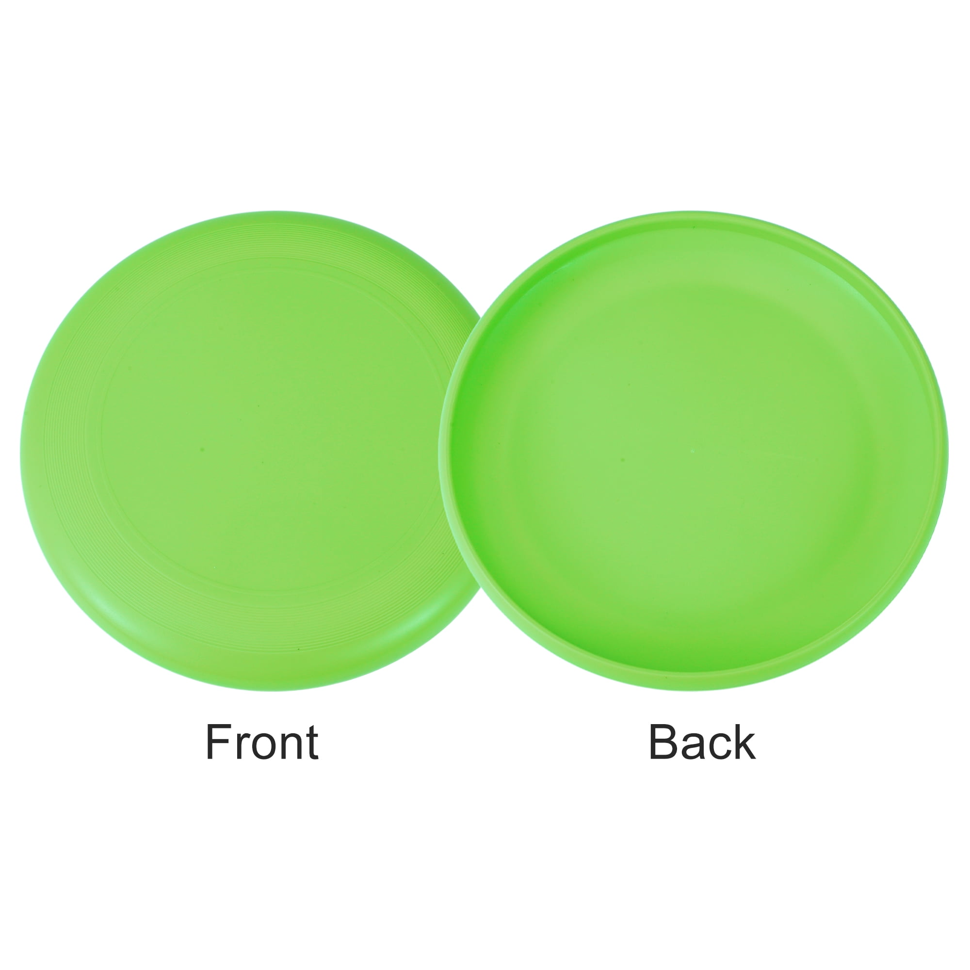 Unique Bargains Solid Color Flying Disc for Outdoor and Indoor Fun 1 Pc ["Green"]