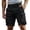 Black, variant on Mens Cargo Shorts Casual Work Denim Jean Summer Shorts for Men with Pockets Relaxed Fit, M