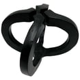 thumbnail image 4 of Bergamo Art 8 Inch Wide Decorative Handmade Aluminum Modern Sculpture in Black, 4 of 6