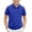 Blue, variant on Unisex Kids Short Sleeve Solid Tennis Shirt for 2-15 Years Old Boys Girls Collared School Uniform Tee Soft Breathable Preppy Top for Back to School Daily Wear