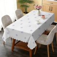 thumbnail image 6 of Rectangular Tablecloth 60x84 Inch – Waterproof Polyester Printed Table Cover, Wrinkle Resistant, Washable for Kitchen & Dining, Colorful Geometry Pattern, 6 of 6