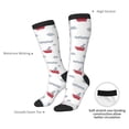 thumbnail image 4 of Naloa Colored Sail Boats Thigh High Socks Extra Long Stretchy Sock Women Over Knee High Opaque Stocking Daily Wear, 4 of 6