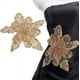 thumbnail image 1 of Aplique de flor de lentejuelas 3D dorado, brillante, para coser, parche de encaje con broche, aplique de encaje de doble capa con patrón floral, 1 of 9