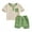 Green, variant on Bagilaanoe 2pcs Toddler Baby Boy Shorts Set Short Sleeve T Shirt Tops + Shorts 6M 12M 18M 24M 3T Kids Casual Summer Clothes