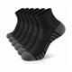 thumbnail image 1 of Chenchen Athletic Quarter Socks with Cushion Running Ankle Socks for Men Women 6 Pairs, 1 of 1