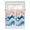 Lake Blue, variant on Black Grey Ombre Kitchen Curtains 54 Inches length, Abstract Grey Wave Texture Gradient Window Treatment Curtain Drapes, Thermal Insulated Drapes for Basement Hotel RV, 42"x54", 2 Panels