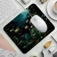 thumbnail image 2 of Starry Plants Square Desk Pad Mouse Pad, 8.3x9.8 Inch Non-Slip Rubber Bottom Printed Mousepad for Office and Gaming, 2 of 6