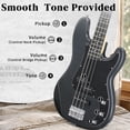 thumbnail image 5 of Ktaxon 46" Electric Bass Guitar Kit with 20W Amplifier, P Bass Style, 4 String, Black, 5 of 9