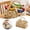 typeF, variant on Small Storage Basket Organizer, Mini Fabric Floral Storage Baskets with Handle, Quilted Portable Collapsible Storage